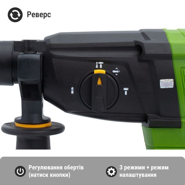 Акумуляторний перфоратор Procraft PHA40 Кейс (з 2 акб та ЗП) 2914938312 фото