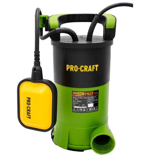 Дренажно-фекальний насос Procraft PN27 2914938112 фото