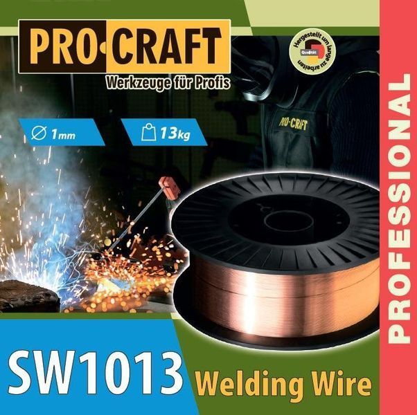 Зварювальний дріт Procraft SW1013 1 мм 13 кг 2914937946 фото