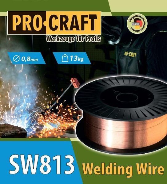 Зварювальний дріт Procraft SW813 0.8 мм 13 кг 2914937948 фото