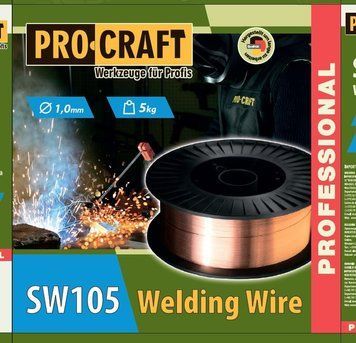 Зварювальний дріт Procraft SW105 1 мм 5 кг 2914937971 фото