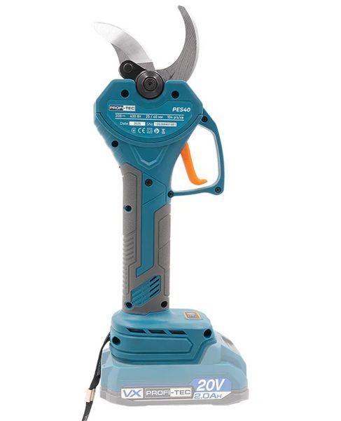 Акумуляторний секатор PROFI-TEC PES40 UltraCore (1&times;PT2020VX (2.0 Аг), зарядний пристрій) 2957266594 фото